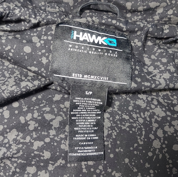 Tony Hawk Black Utility Field Jacket, Small - Picture 10 of 12